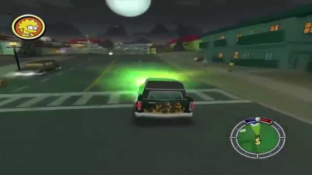 Simpsons hit and run level 1 gags